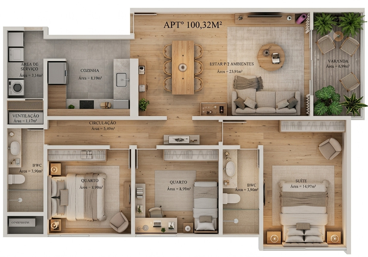 Planta Residencial 2